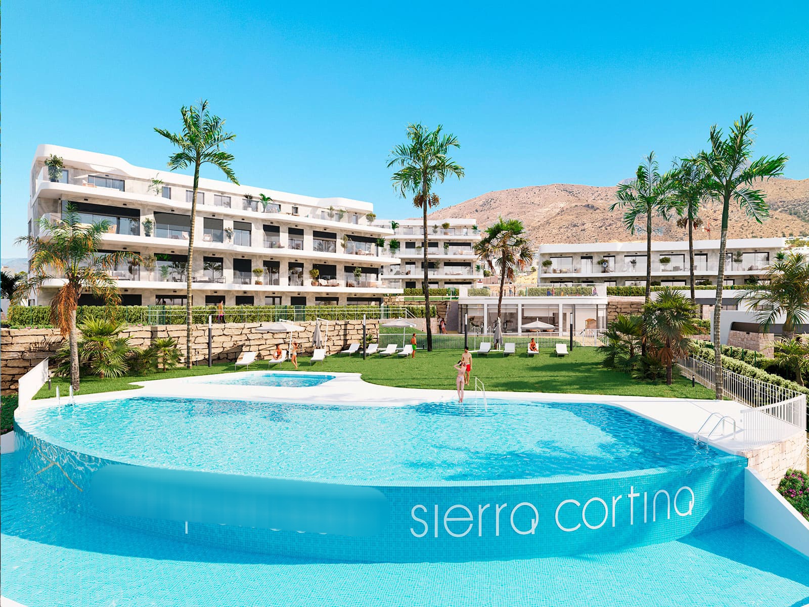 Luxus apartmanok Finestraton, Sierra Cortinán!